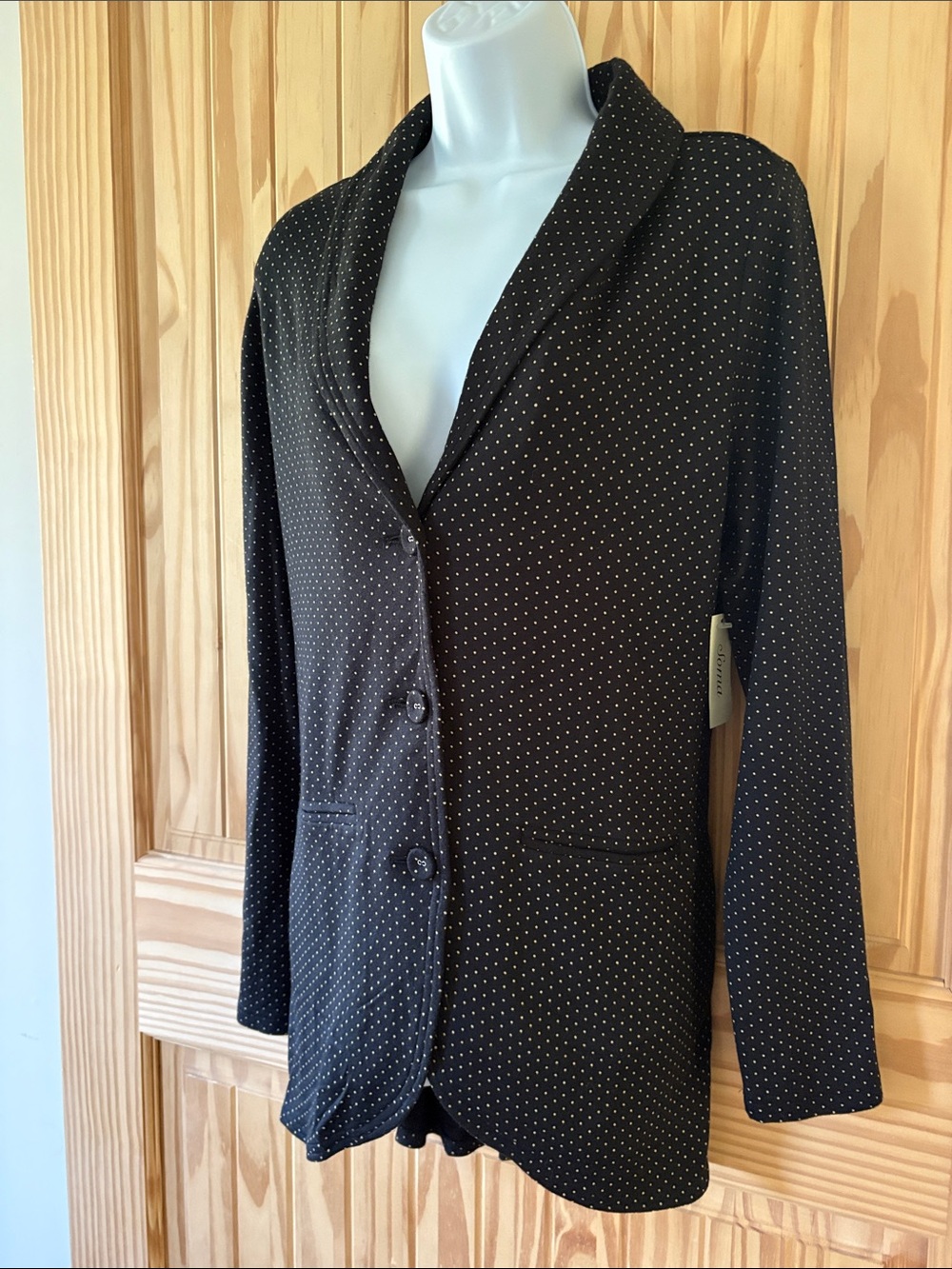Soma Black PJ Material Blazer size Large NWT 🤩❤️